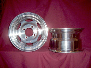 Picture of Mini-truck Rim #D4110 - front and side view